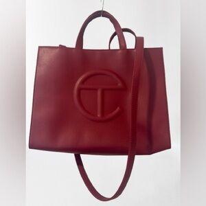 Telfar Oxblood Tote Bag